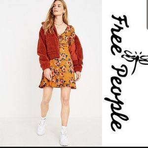 Free People Morning light Saten Mini Dress